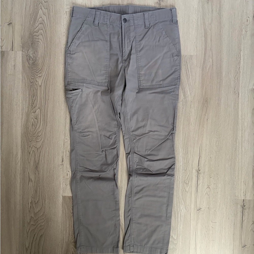 GRAY CARHARTT WORKWEAR PANTS